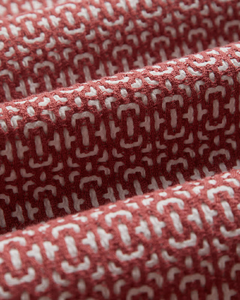 PORTUGUESE FLANNEL ABSTRACT TILE - BORDEAUX