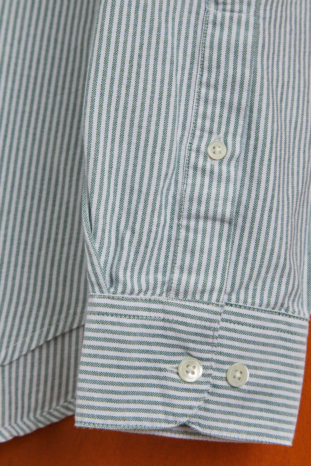 PORTUGUESE FLANNEL BELAVISTA STRIPE SHIRT - GREEN