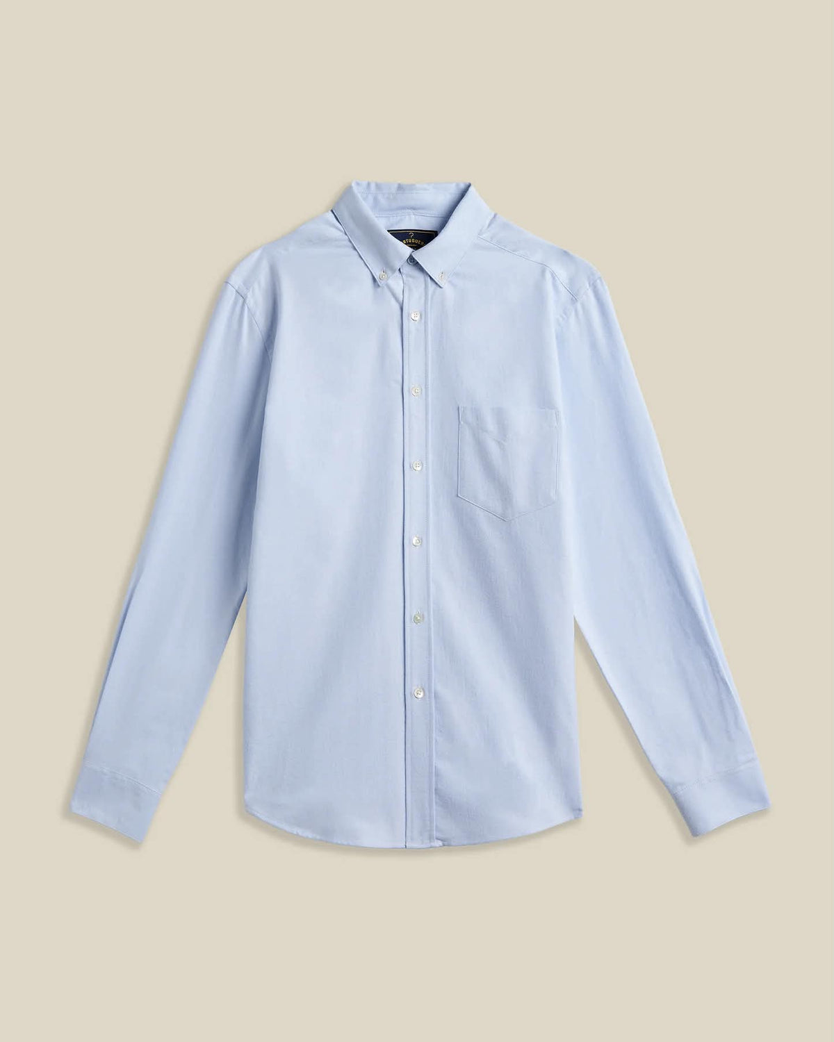 PORTUGUESE FLANNEL BRUSHED OXFORD SHIRT - BLUE