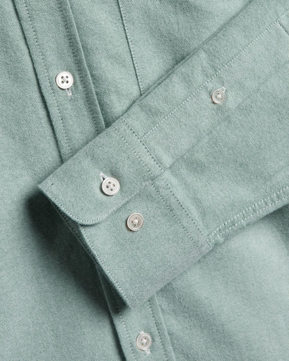 PORTUGUESE FLANNEL BRUSHED OXFORD SHIRT - GREEN