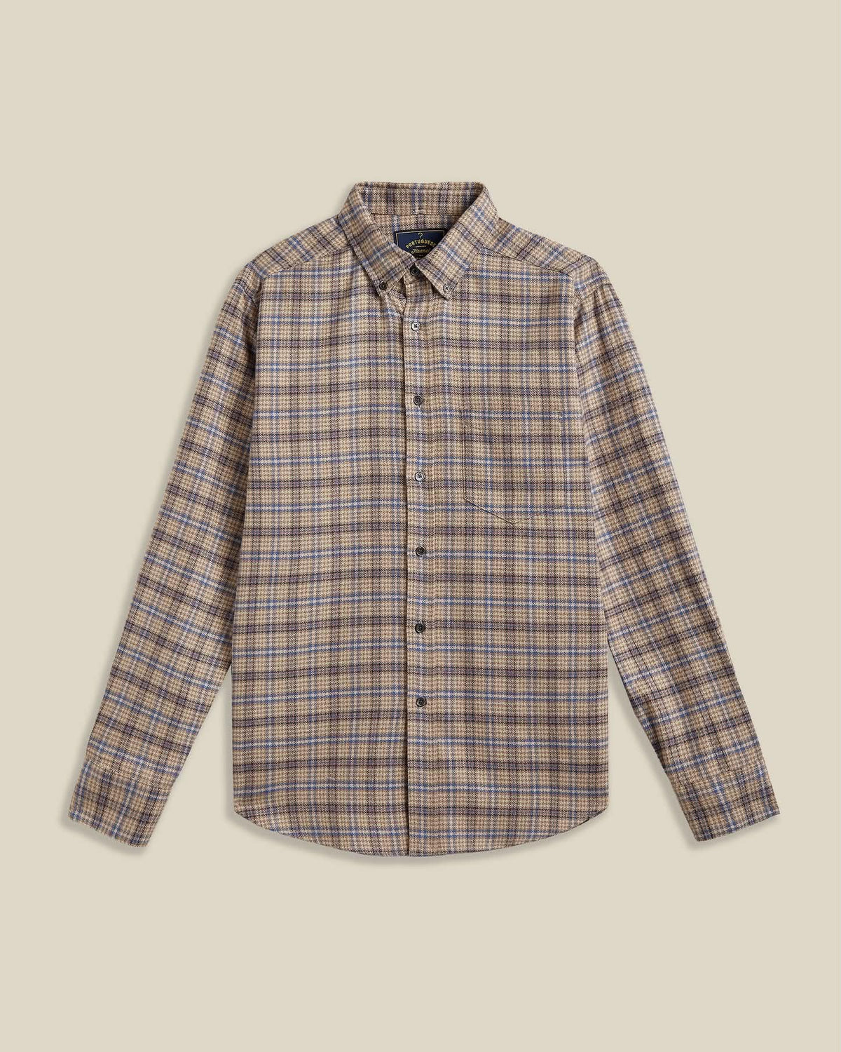 PORTUGUESE FLANNEL CEDAR - BROWN / BLUE