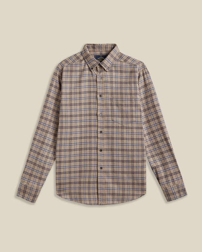 PORTUGUESE FLANNEL CEDAR - BROWN / BLUE