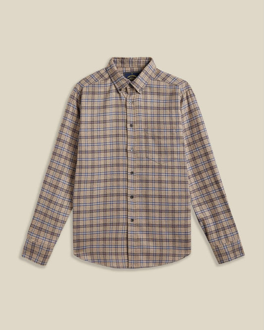 PORTUGUESE FLANNEL CEDAR - BROWN / BLUE
