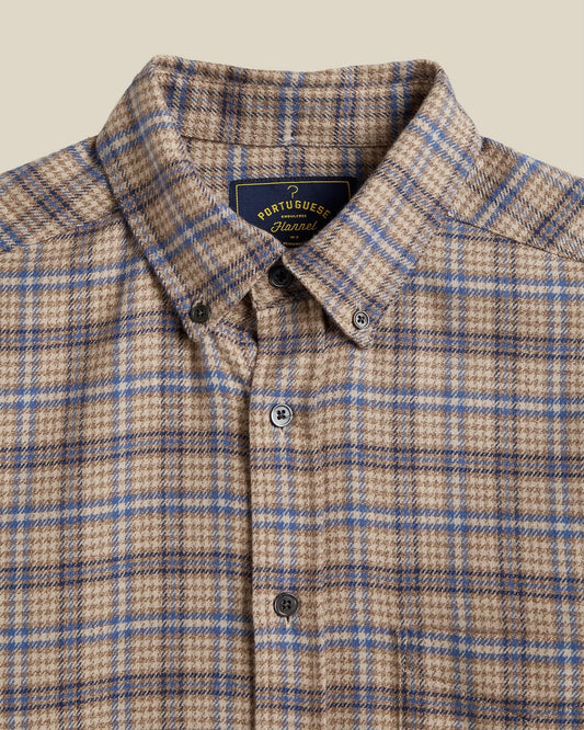 PORTUGUESE FLANNEL CEDAR - BROWN / BLUE