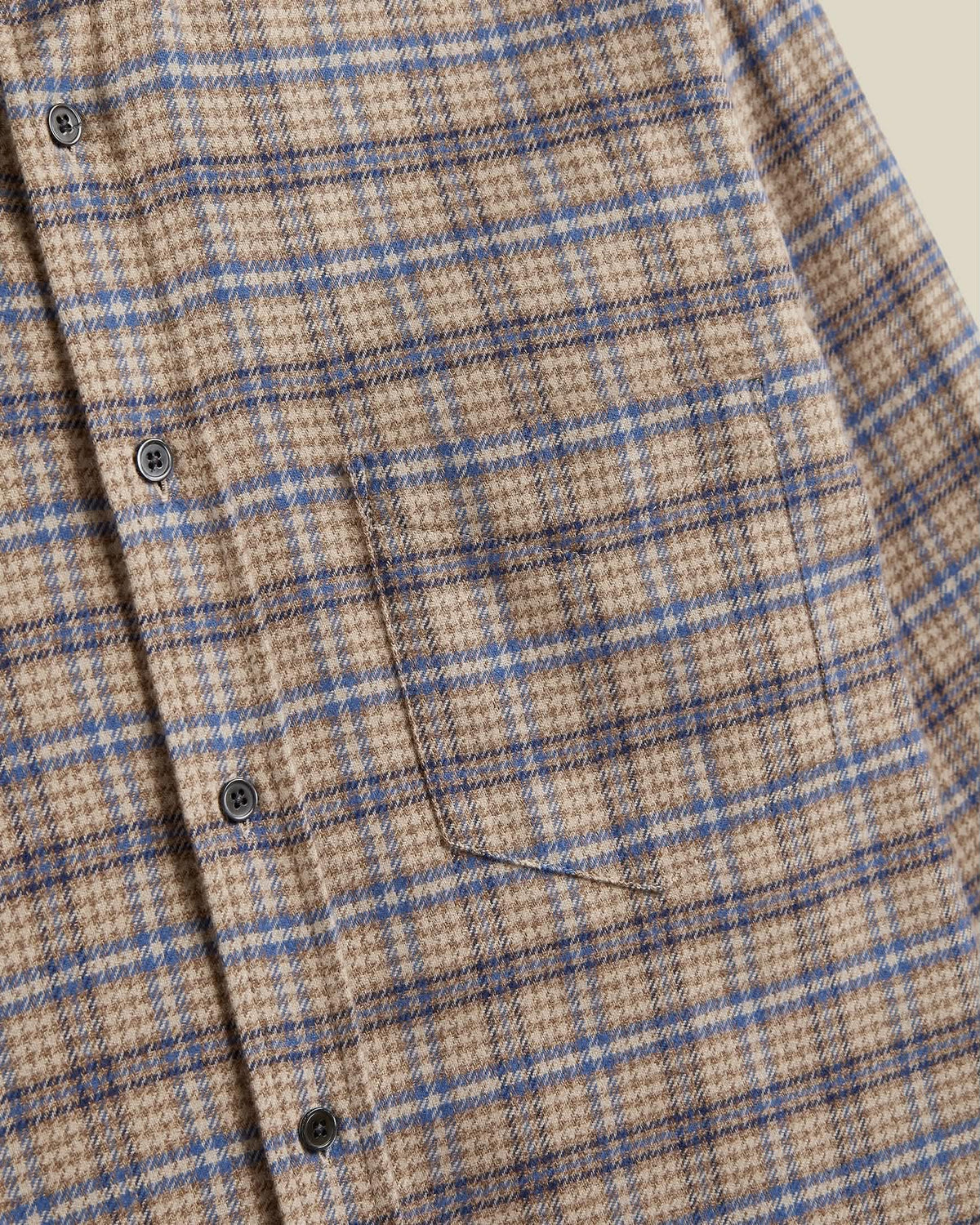 PORTUGUESE FLANNEL CEDAR - BROWN / BLUE