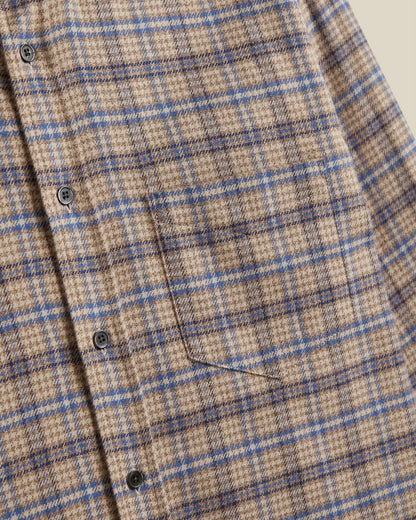 PORTUGUESE FLANNEL CEDAR - BROWN / BLUE