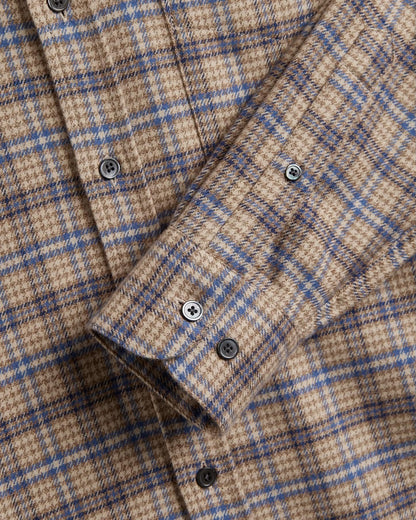 PORTUGUESE FLANNEL CEDAR - BROWN / BLUE