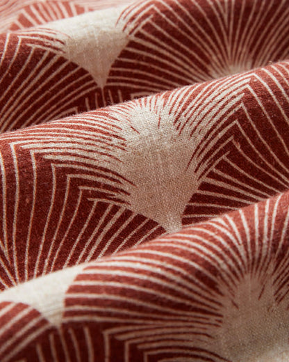 PORTUGUESE FLANNEL FEATHER - RUST