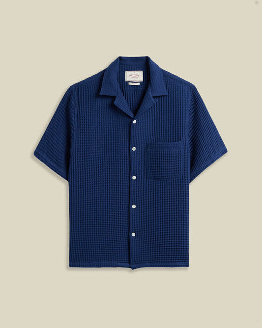 PORTUGUESE FLANNEL HONEY COMB - BLUE
