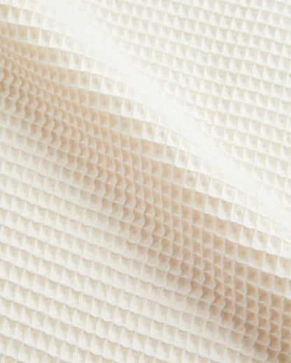 PORTUGUESE FLANNEL HONEY COMB - WHITE