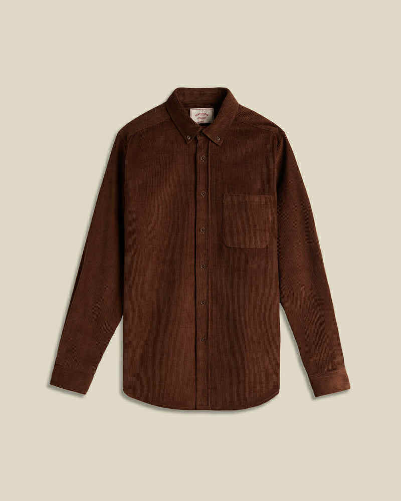 PORTUGUESE FLANNEL LOBO 2.0 SHIRT - BROWN