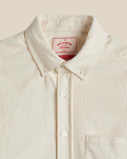 PORTUGUESE FLANNEL LOBO 2.0 SHIRT - ECRU