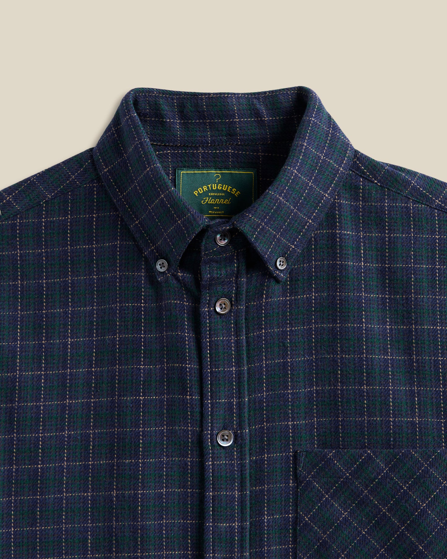 PORTUGUESE FLANNEL MINERVA SHIRT - BLUEISH