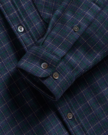 PORTUGUESE FLANNEL MINERVA SHIRT - BLUEISH