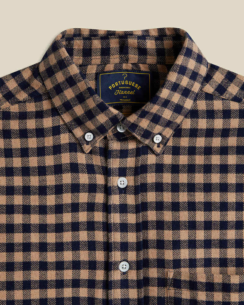 PORTUGUESE FLANNEL ROCA - BROWN