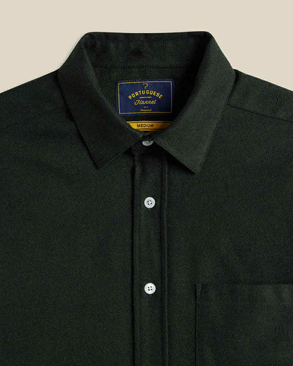PORTUGUESE FLANNEL TECA 2.0 SHIRT - FOREST GREEN