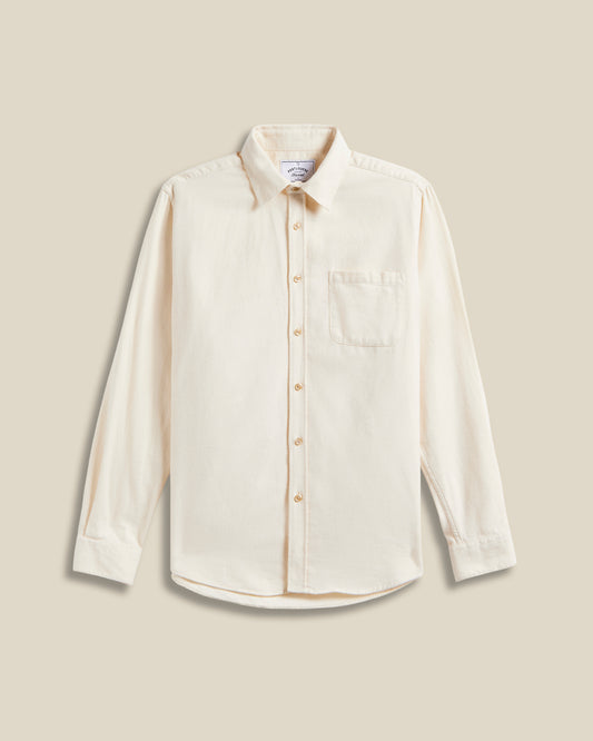 PORTUGUESE FLANNEL TECA SHIRT - ECRU