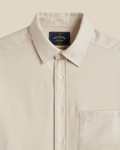 PORTUGUESE FLANNEL TECA 2.0 SHIRT - ECRU