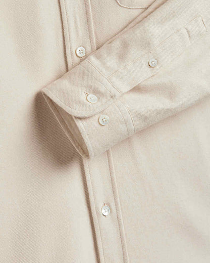 PORTUGUESE FLANNEL TECA 2.0 SHIRT - ECRU