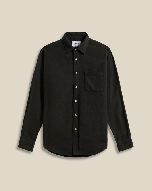 PORTUGUESE FLANNEL TECA SHIRT - FOREST GREEN