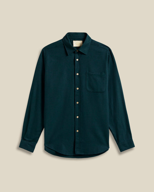 PORTUGUESE FLANNEL TECA SHIRT - GREEN