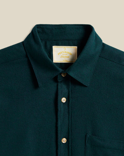 PORTUGUESE FLANNEL TECA SHIRT - GREEN