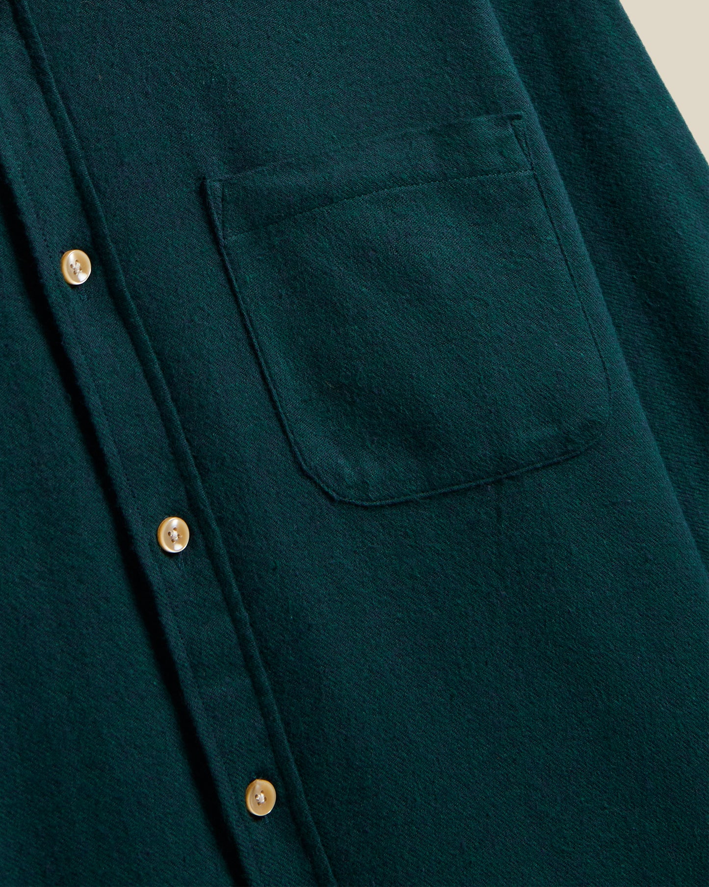 PORTUGUESE FLANNEL TECA SHIRT - GREEN