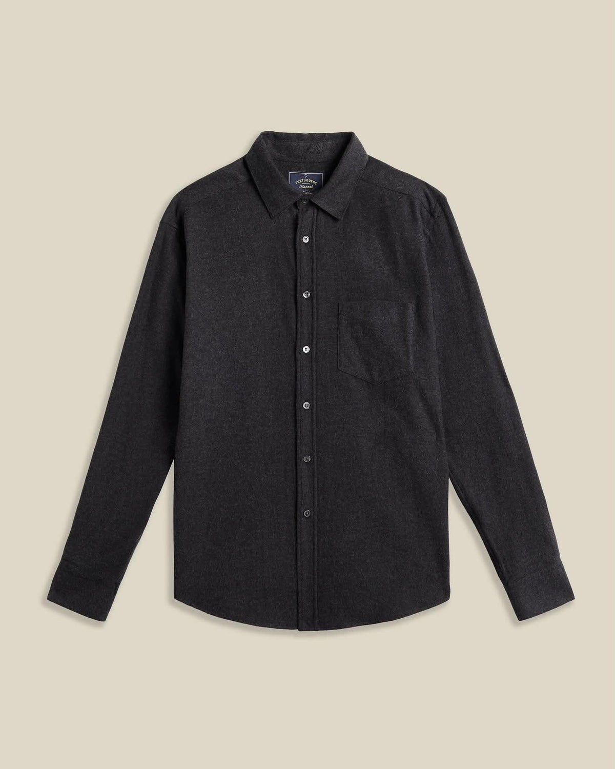 PORTUGUESE FLANNEL TECA SHIRT - GREY