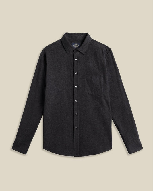 PORTUGUESE FLANNEL TECA SHIRT - GREY