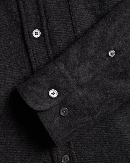 PORTUGUESE FLANNEL TECA SHIRT - GREY