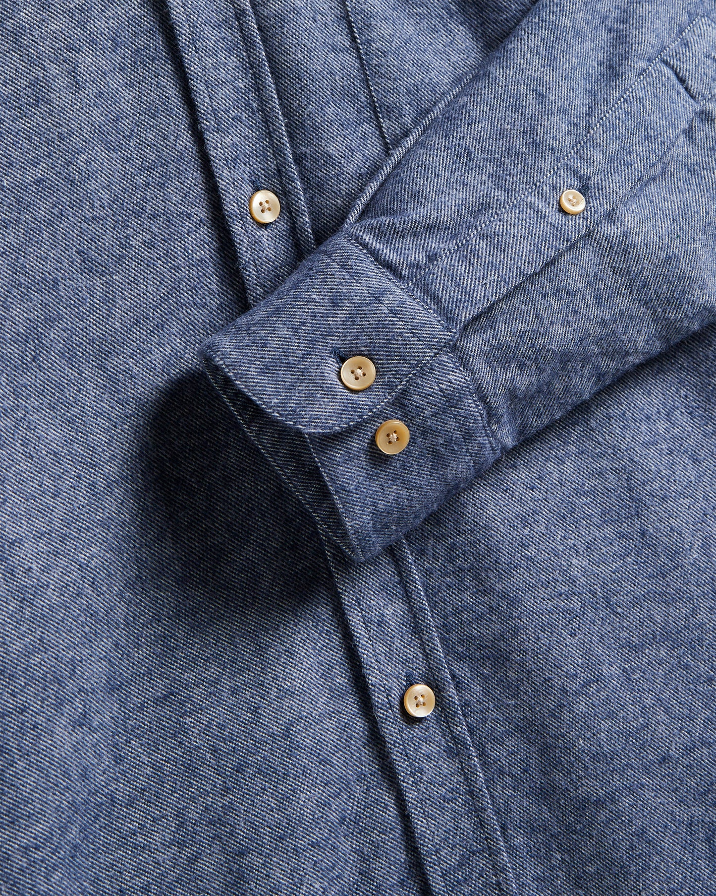 PORTUGUESE FLANNEL TECA SHIRT - INDIGO