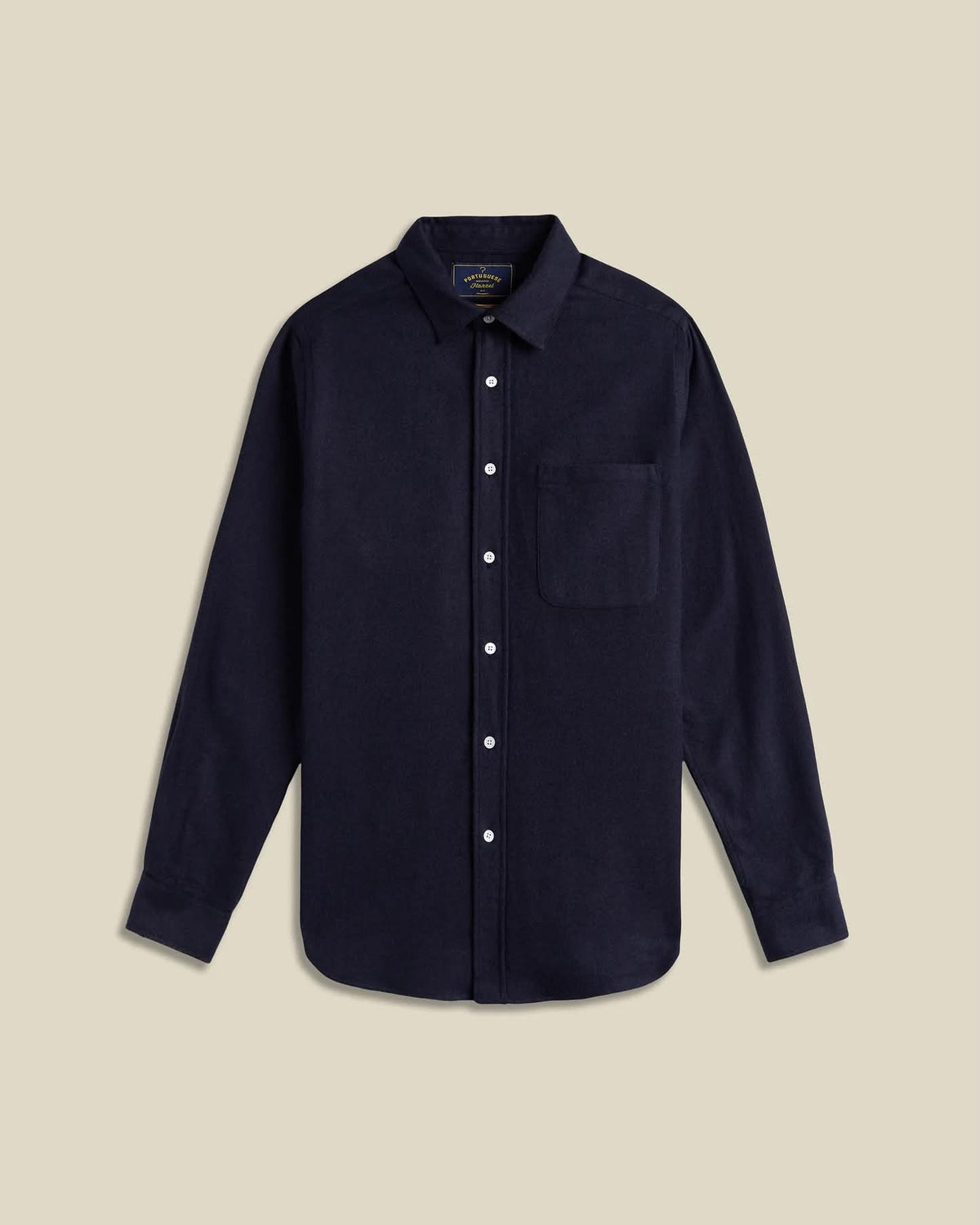 PORTUGUESE FLANNEL TECA SHIRT - NAVY