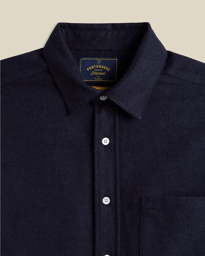PORTUGUESE FLANNEL TECA SHIRT - NAVY