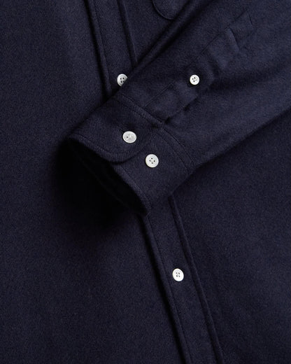 PORTUGUESE FLANNEL TECA SHIRT - NAVY