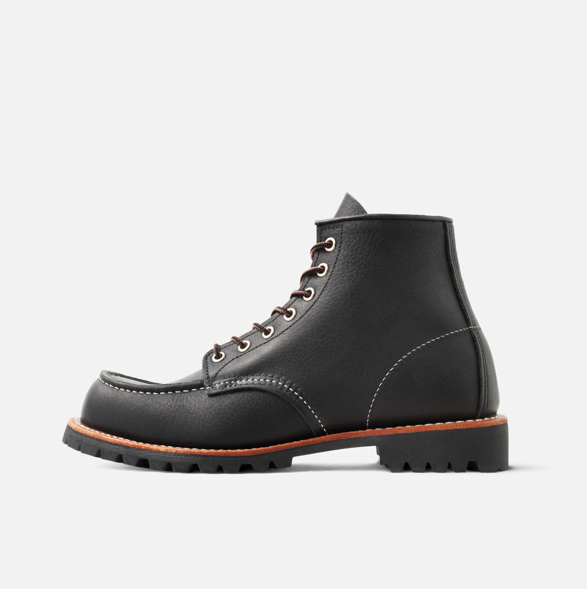 RED WING SHOES 6" CLASSIC ROUGHNECK MOC TOE 2949 - BLACK OIL SLICK