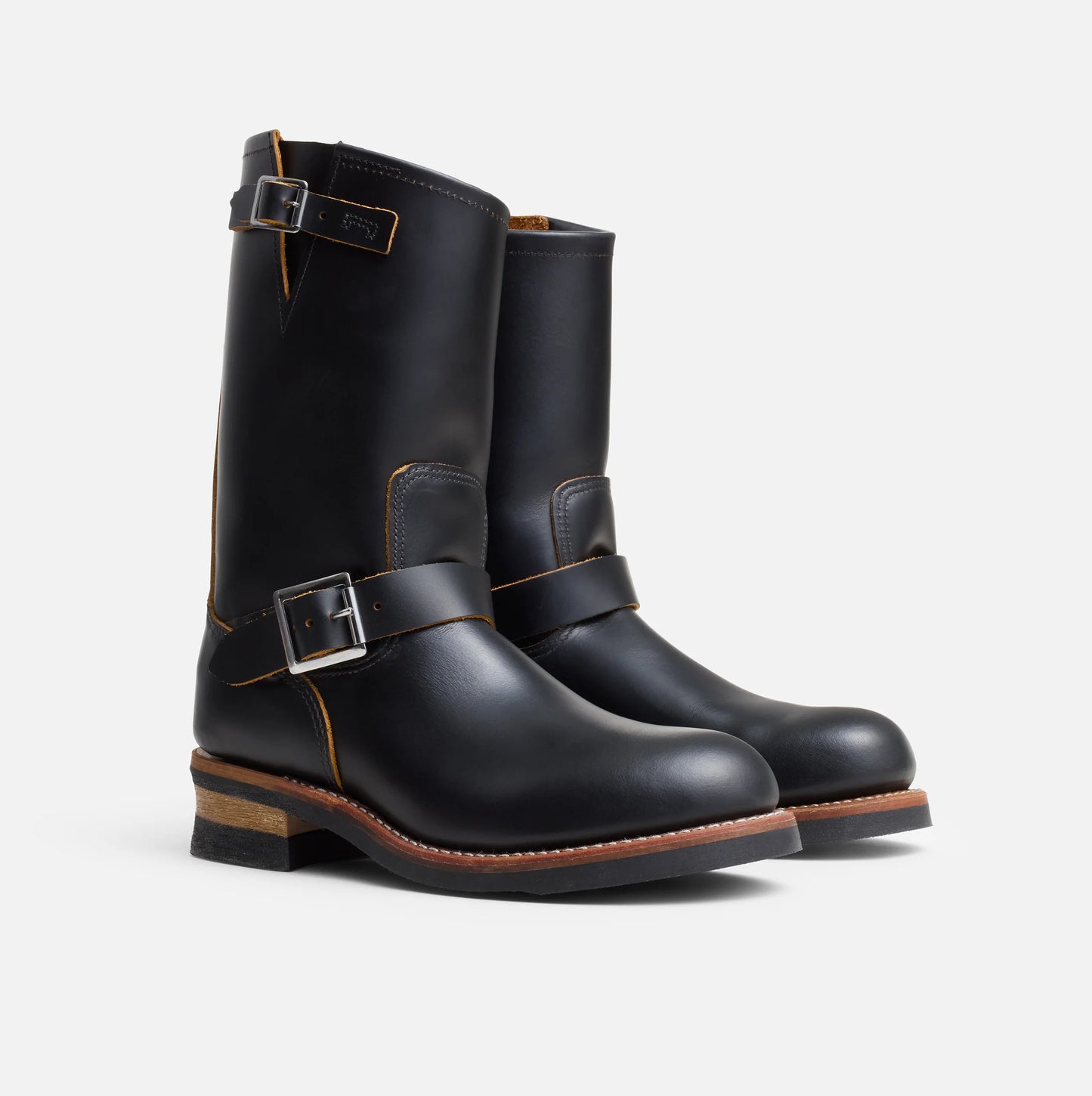 RED WING SHOES ENGINEER 2966 - BLACK KLONDIKE