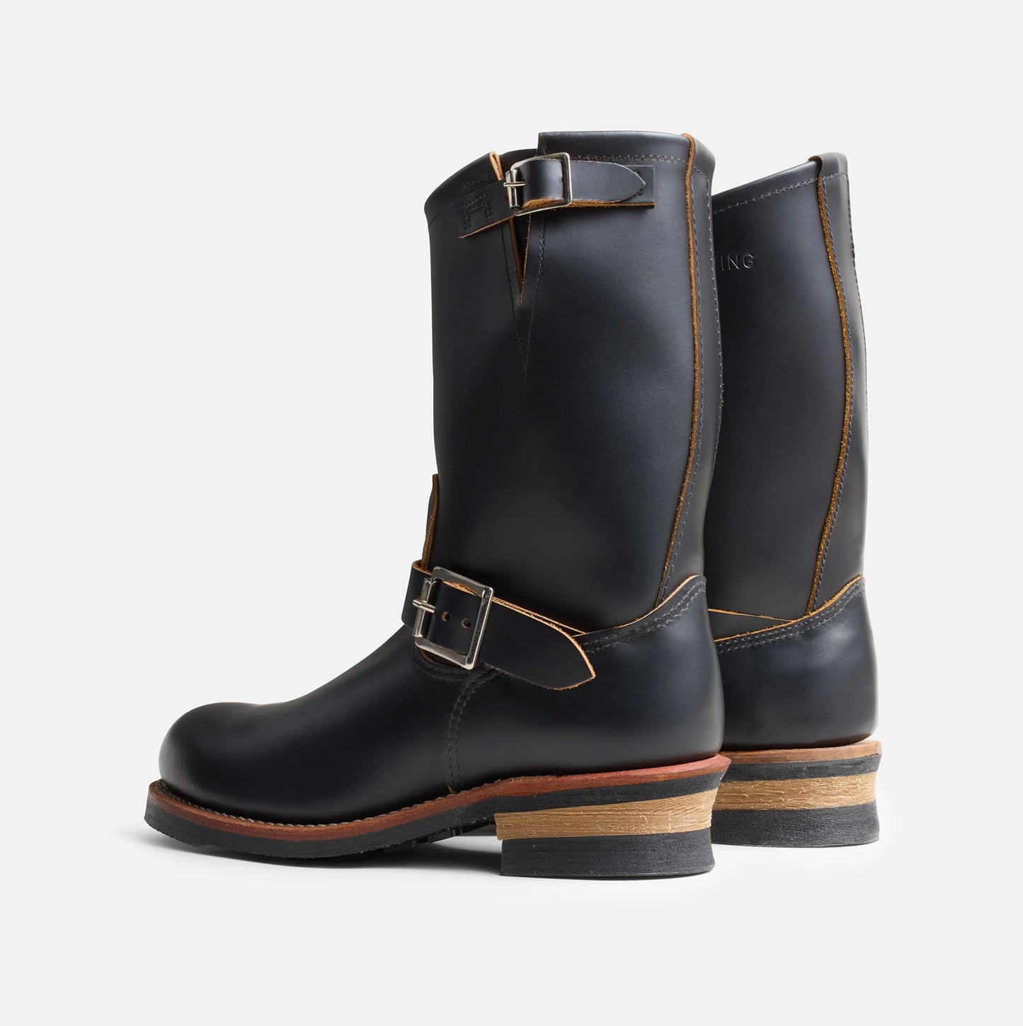 RED WING SHOES ENGINEER 2966 - BLACK KLONDIKE