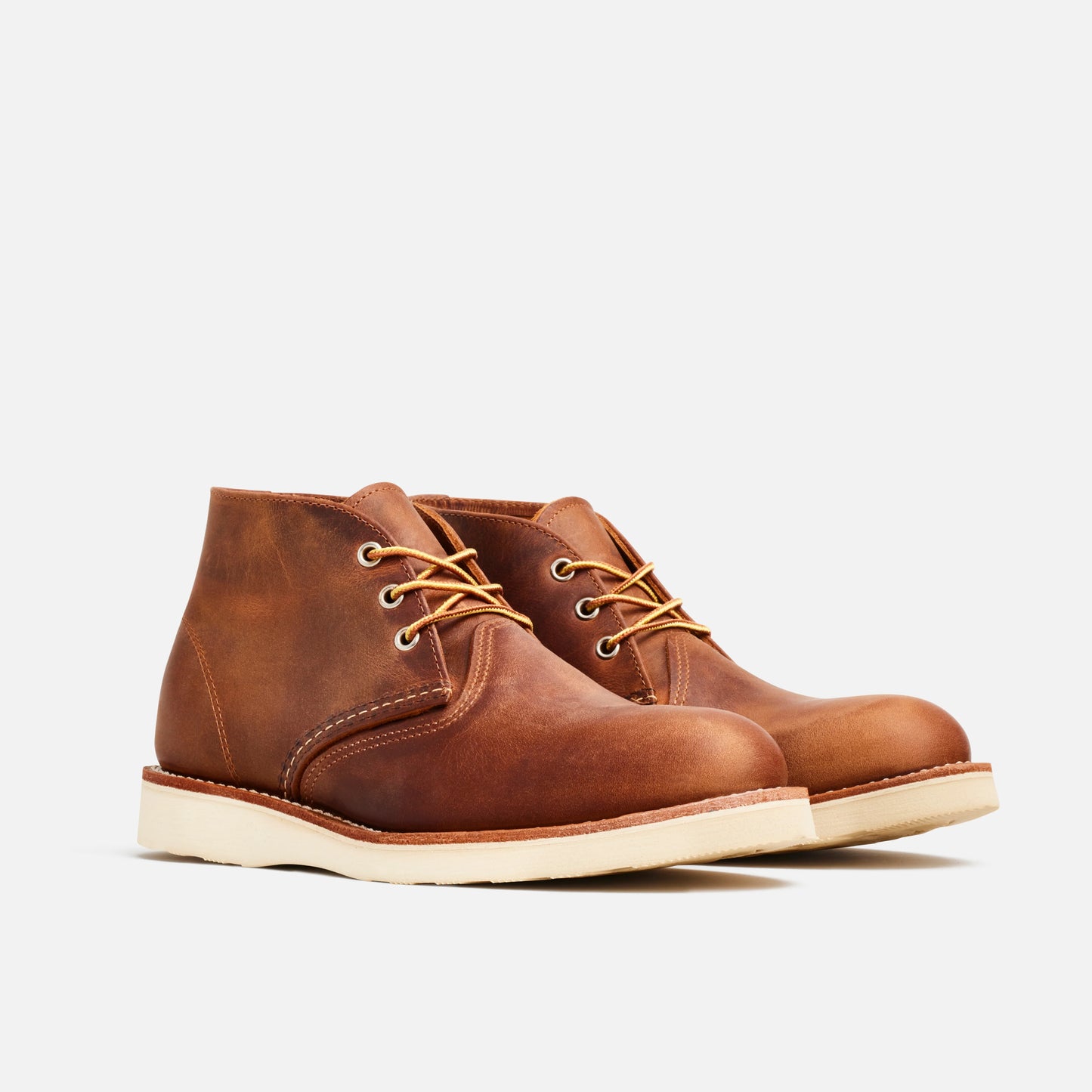 RED WING SHOES WORKS CHUKKA 3137 - COPPER ROUGH & TOUGH