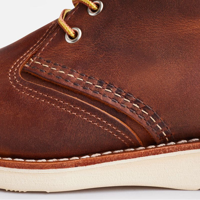 RED WING SHOES WORKS CHUKKA 3137 - COPPER ROUGH & TOUGH