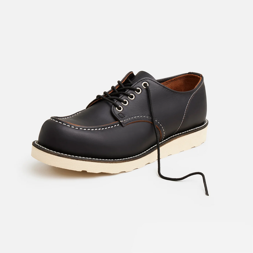 RED WING SHOES SHOP MOC TOE OXFORD 8090 - BLACK PRAIRIE