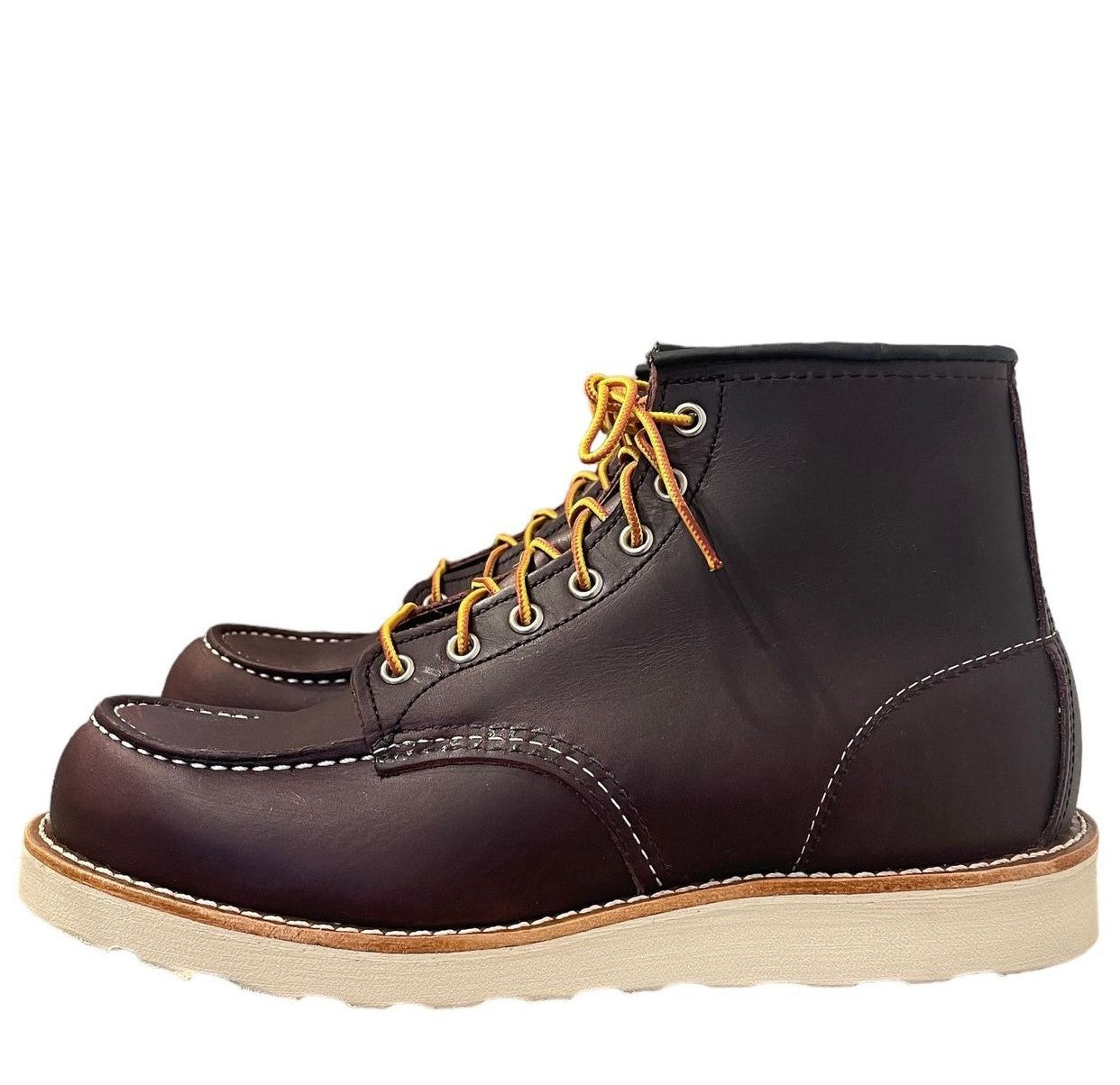 RED WING SHOES 6" CLASSIC MOC TOE 8847 - BLACK CHERRY EXCALIBUR