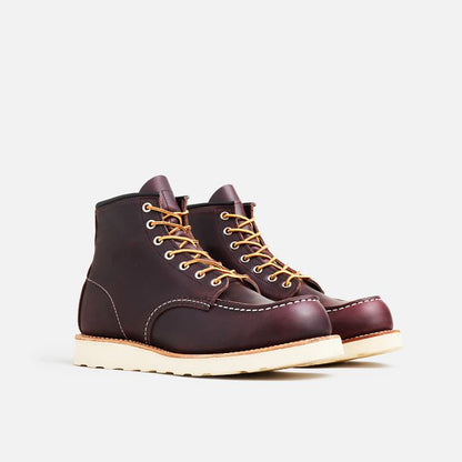 RED WING SHOES 6" CLASSIC MOC TOE 8847 - BLACK CHERRY EXCALIBUR