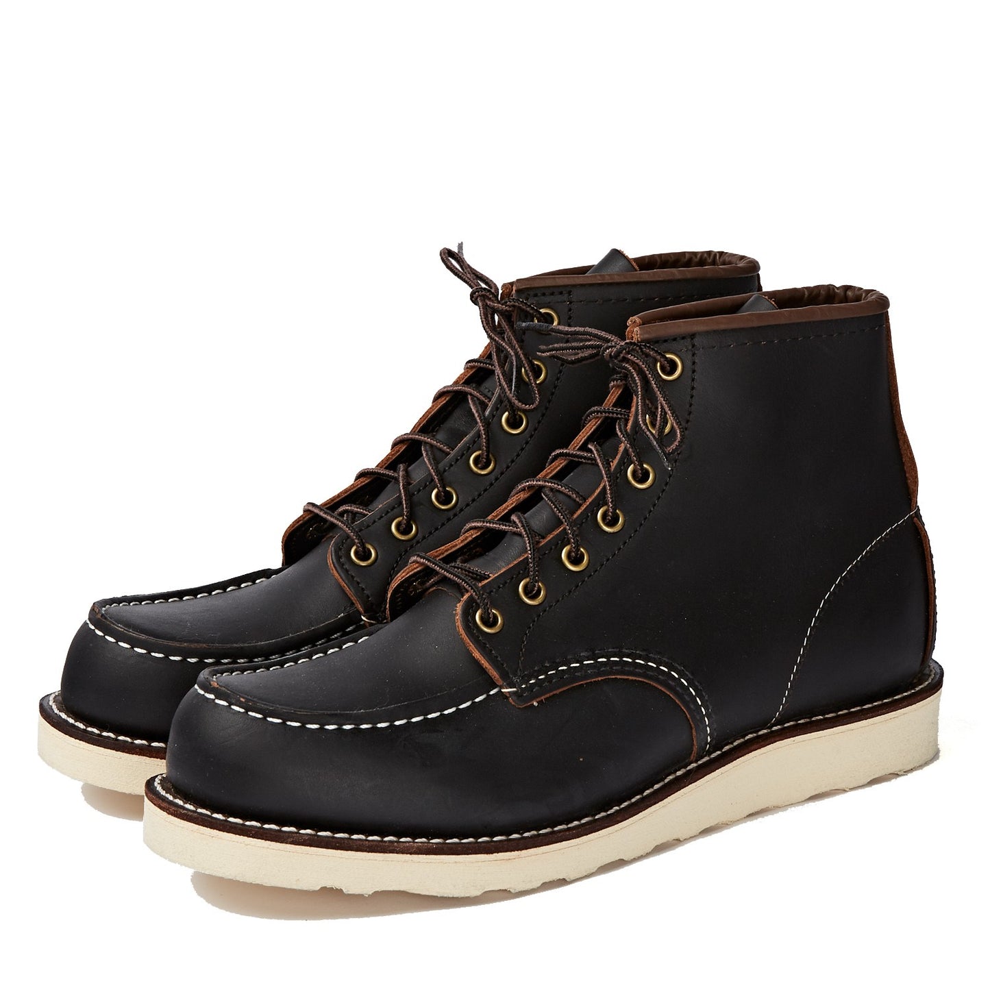 RED WING SHOES 6" CLASSIC MOC TOE 8849 - BLACK PRAIRIE