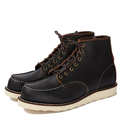 RED WING SHOES 6" CLASSIC MOC TOE 8849 - BLACK PRAIRIE