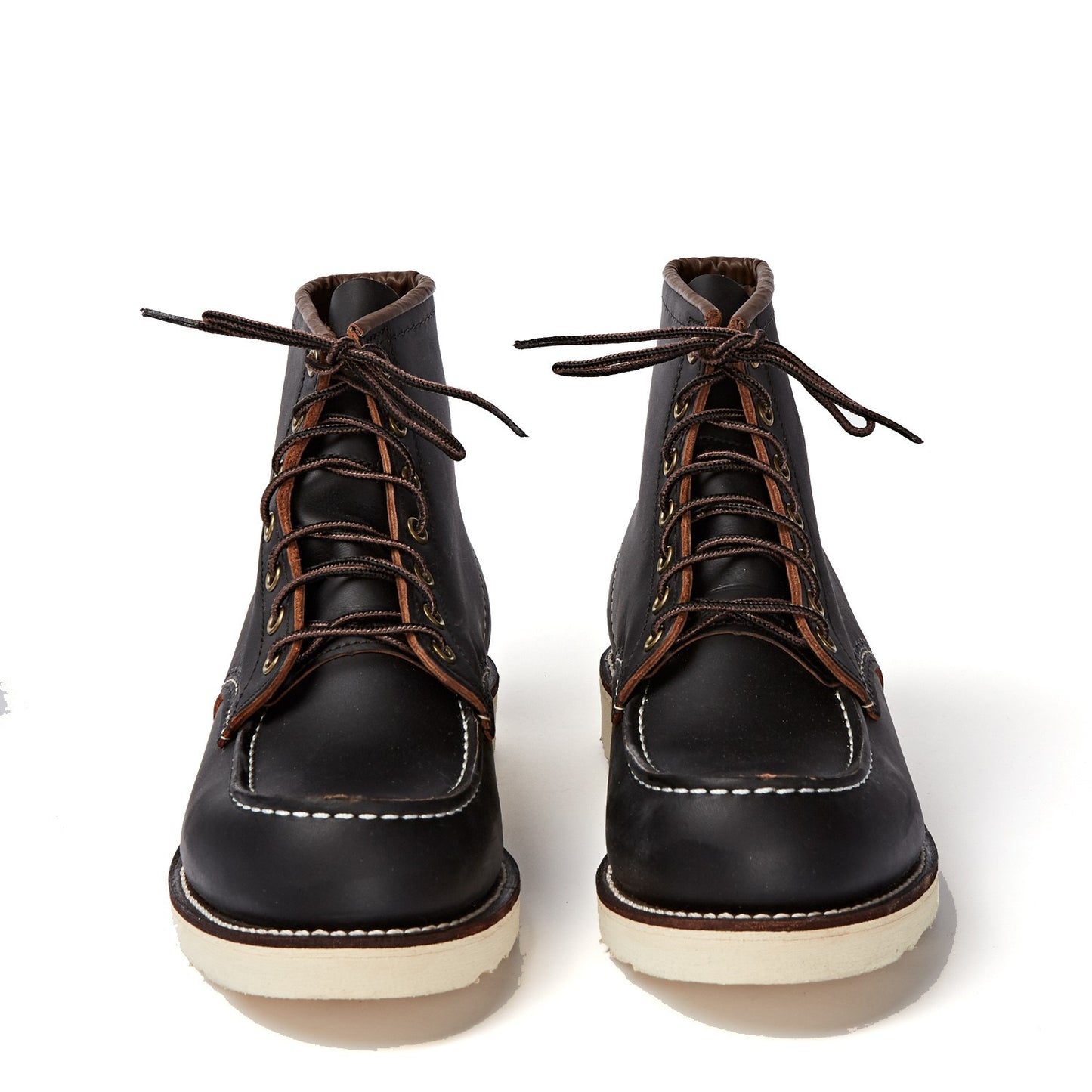 RED WING SHOES 6" CLASSIC MOC TOE 8849 - BLACK PRAIRIE