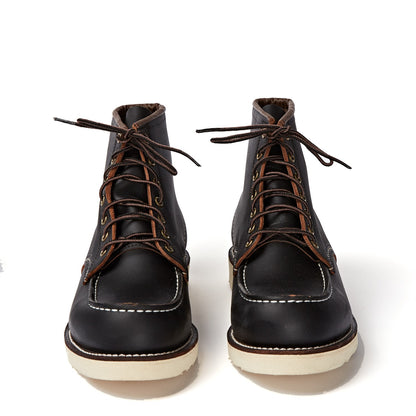 RED WING SHOES 6" CLASSIC MOC TOE 8849 - BLACK PRAIRIE