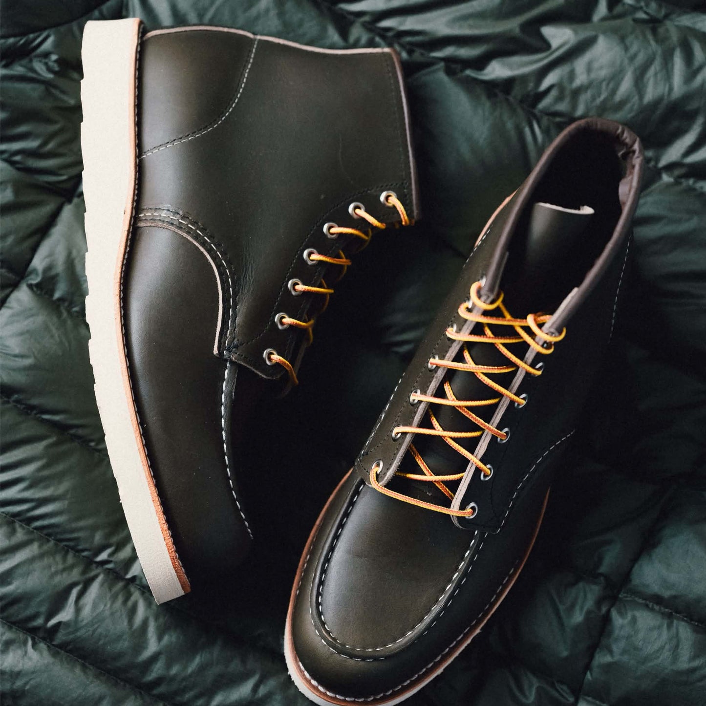 RED WING SHOES 6" CLASSIC MOC TOE 8180 KANGATAN - GREEN PORTAGE