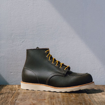 RED WING SHOES 6" CLASSIC MOC TOE 8180 KANGATAN - GREEN PORTAGE