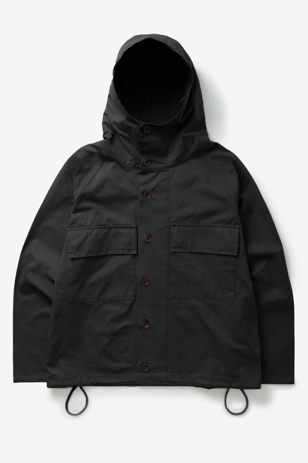 SERVICE WORKS ALLOTMENT PARKA - BLACK