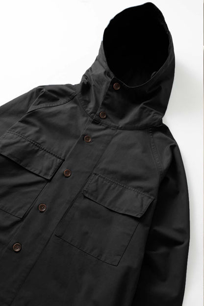 SERVICE WORKS ALLOTMENT PARKA - BLACK